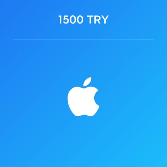 Подарочная карты Apple Турция номиналом 1500 TRY