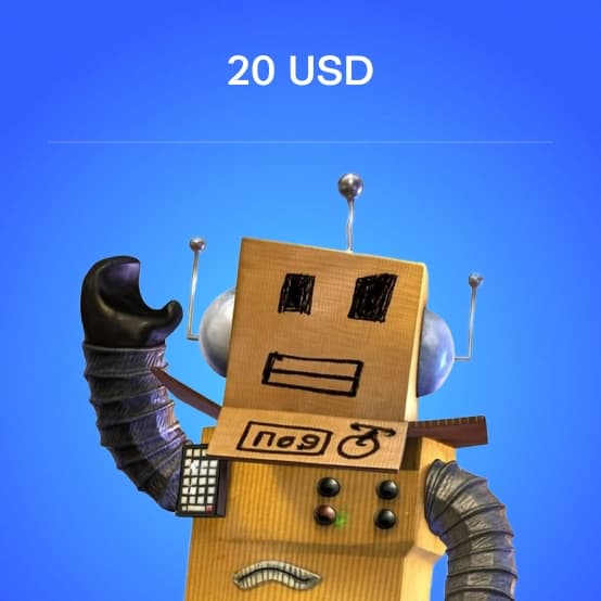 Подарочная карты Roblox номиналом 20 USD