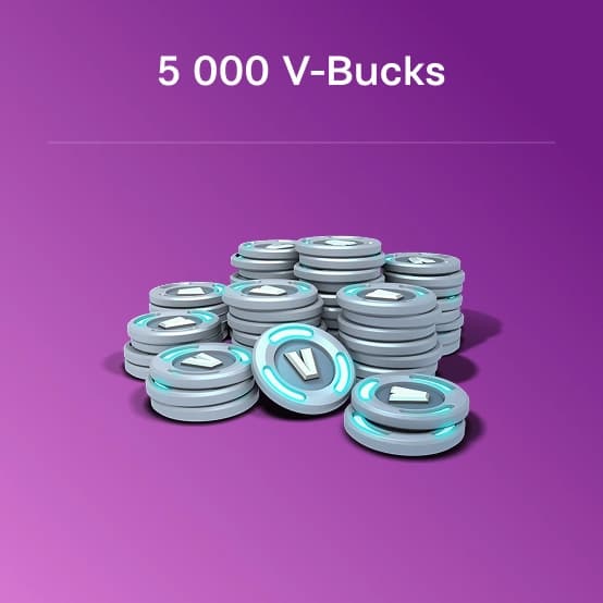 Подарочная карты Fortnite номиналом 5000 V-Bucks
