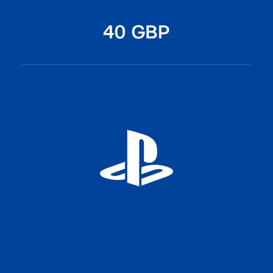 Карта пополнения PS Store Великобритания номиналом 40 GBP