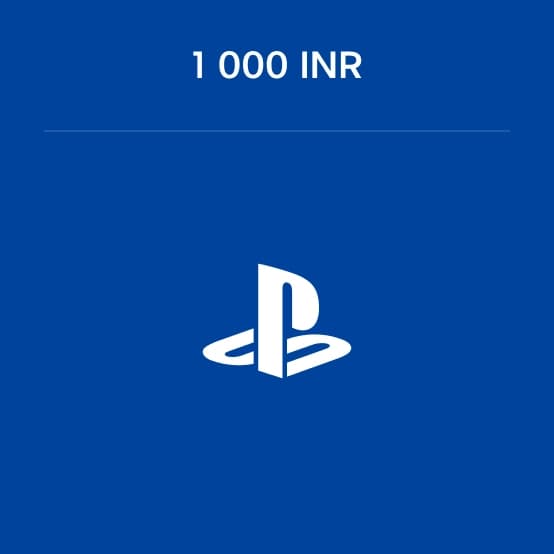 Карта пополнения PS Store Индия номиналом 1000 INR