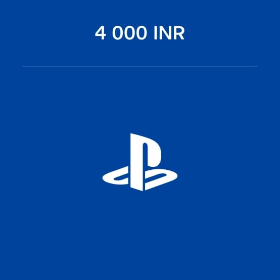 Карта пополнения PS Store Индия номиналом 4000 INR