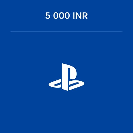 Карта пополнения PS Store Индия номиналом 5000 INR