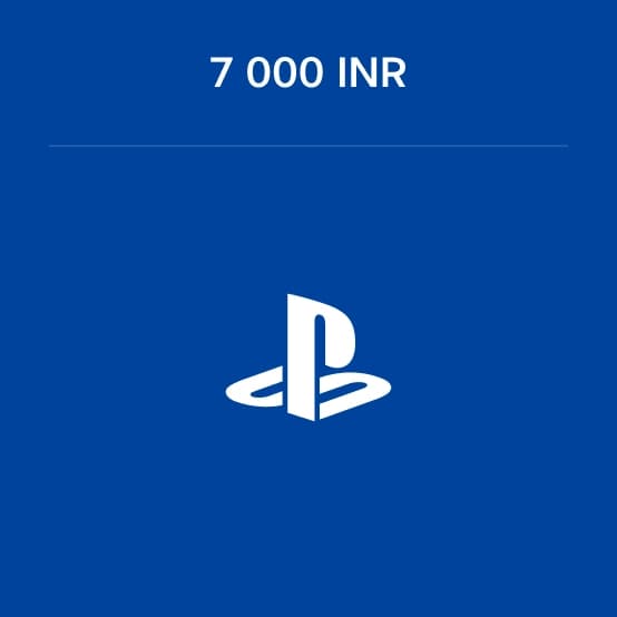 Карта пополнения PS Store Индия номиналом 7000 INR