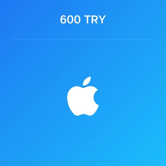 Подарочная карты Apple Турция номиналом 600 TRY