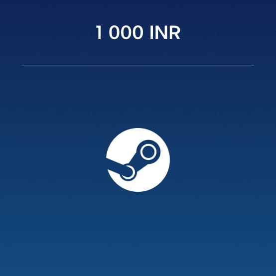 Подарочная карты Steam 1000 INR