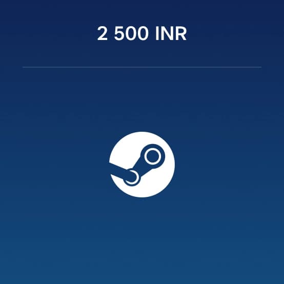 Подарочная карты Steam 2500 INR