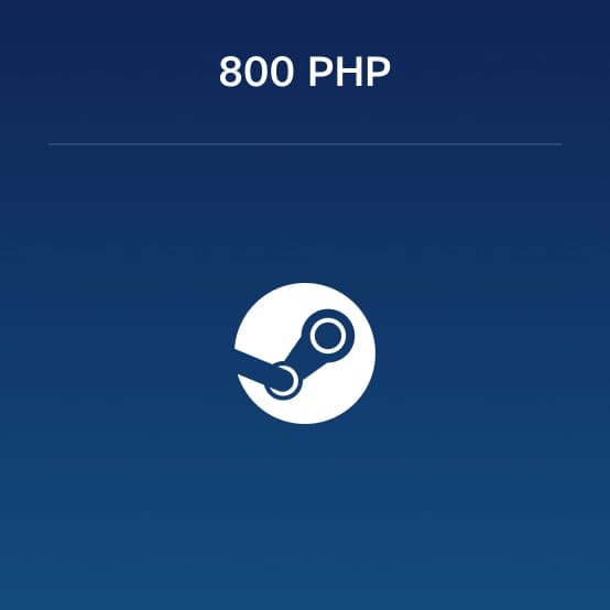 Подарочная карты Steam Филиппины 800 PHP