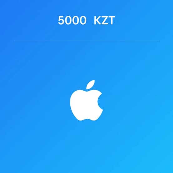 Подарочная карты Apple Казахстан номиналом 5000 KZT
