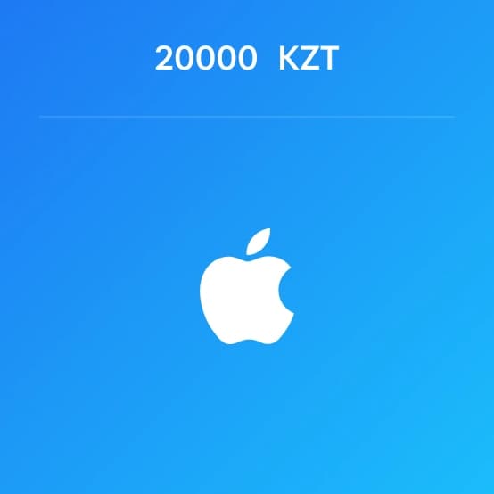 Подарочная карты Apple Казахстан номиналом 20000 KZT