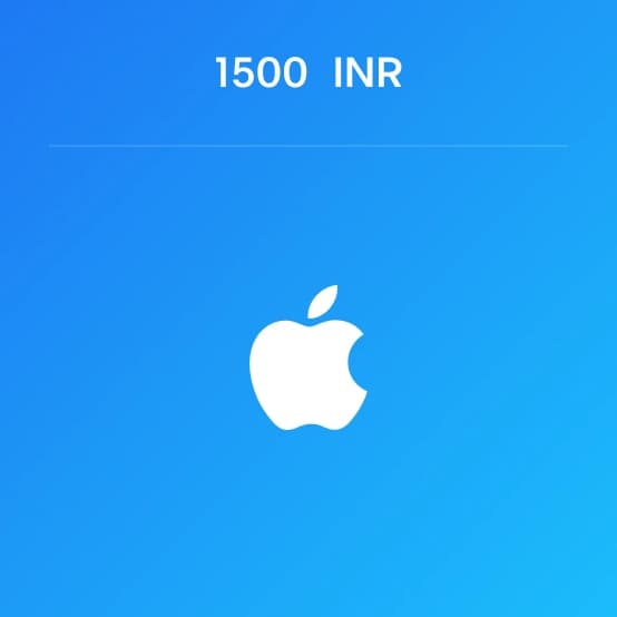 Подарочная карты Apple Индия номиналом 1500 INR