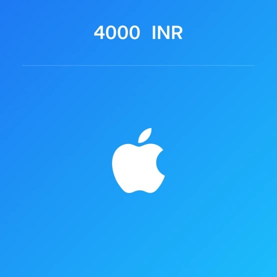 Подарочная карты Apple Индия номиналом 4000 INR