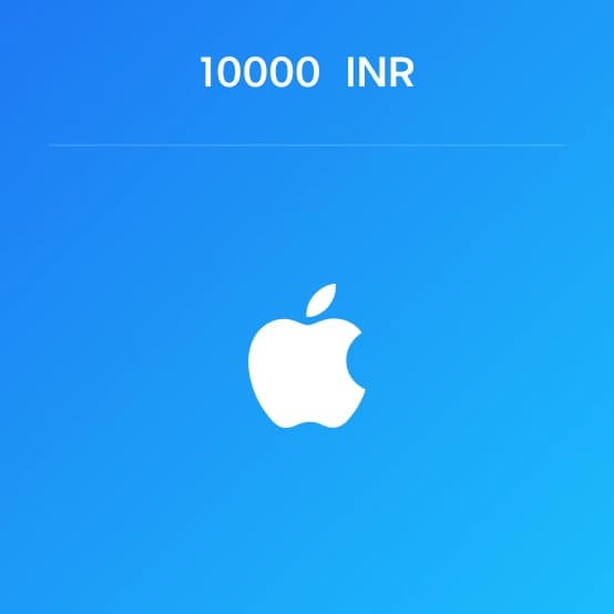 Подарочная карты Apple Индия номиналом 10000 INR